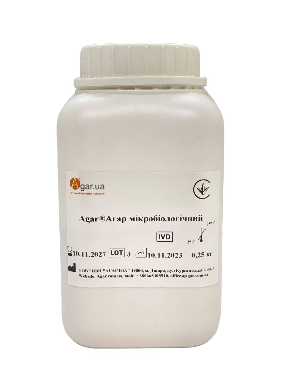 Agar®Агар мікробіологічний